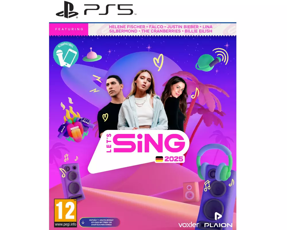 GAME Let's Sing 2025 German Version