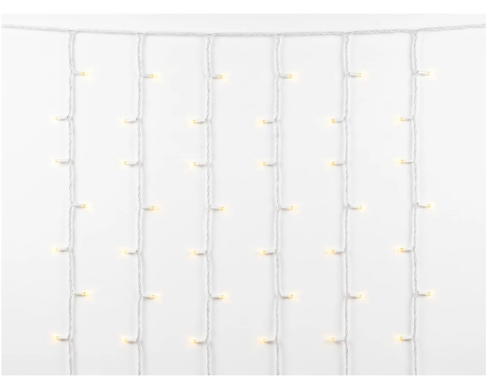 COCON Lichtervorhang, 400 LEDs Warmweiss, 3 m