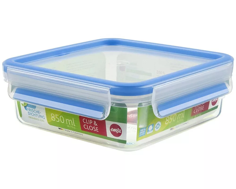 Emsa Vorratsbehälter Clip & Close 0.85 l, Transparent