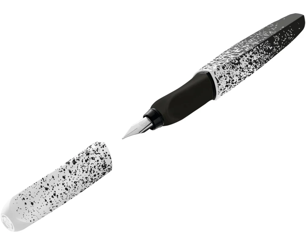 Pelikan Füllfederhalter Twist M Schwarz/Weiss