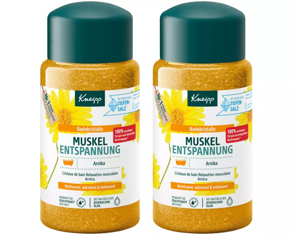 Kneipp Badesalz Muskelentspannung Arnika 2 x 600 g