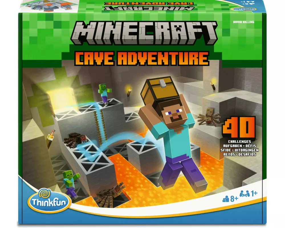 Ravensburger Logikspiel Minecraft Cave Adventure ab 8 Jahren, 1 Spieler