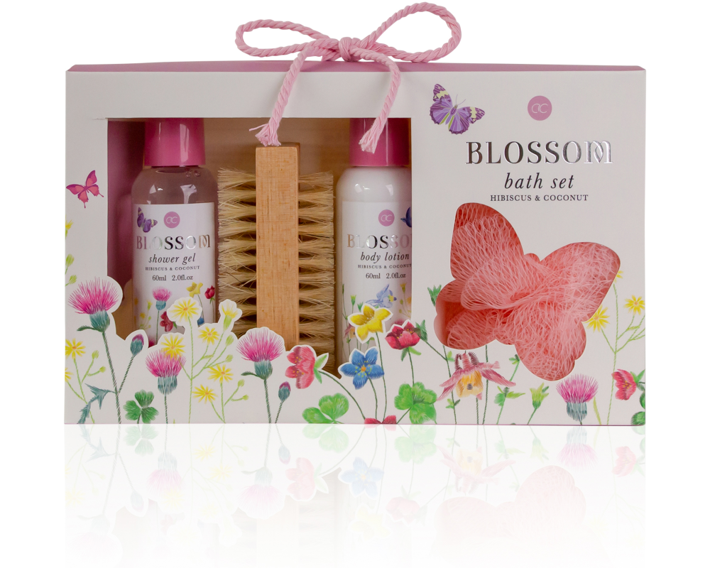 ACCENTRA Badeset Blossom 6053490 Duft Hibiscus & Kokosnuss