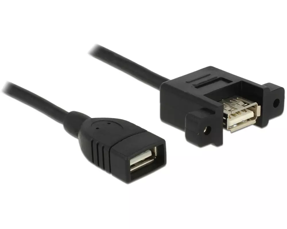 Delock USB 2.0-Einbaukabel  USB A - USB A 1 m