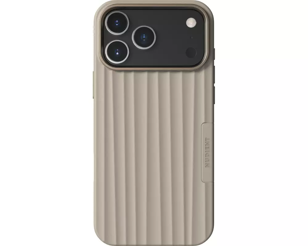 Nudient Bold iPhone 17 Pro Max/iPhone 18 Pro Max MagSafe Linen Beige