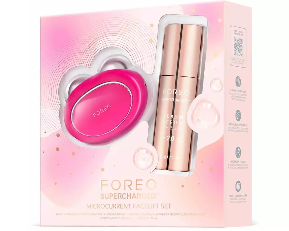 Foreo SUPERCHARGED Microcurrent Facelift Set