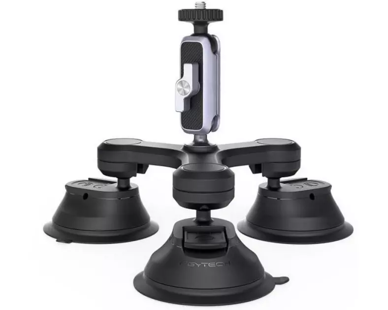 PGYTECH Dreiarmige Saughalterung