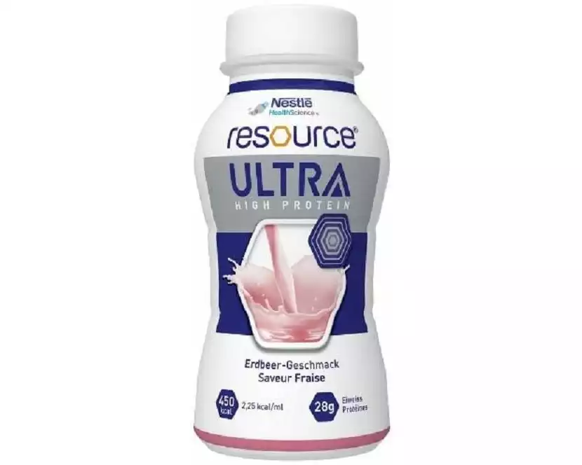 Resource Ultra High Protein Erdbeer 4 x 200 ml