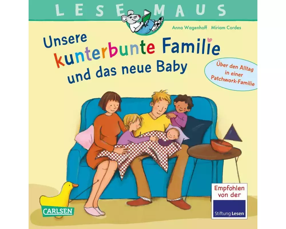 LESEMAUS 173: Unsere kunterbunte Familie und das neue Baby