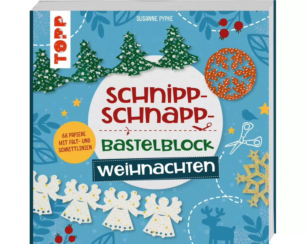Schnipp-Schnapp-Bastelblock Weihnachten