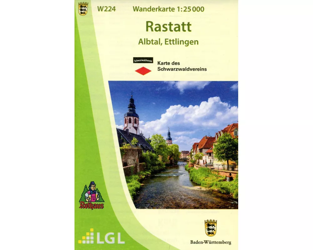 W224 Wanderkarte 1:25 000 Rastatt