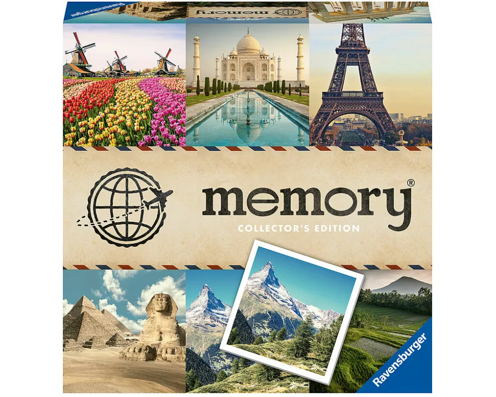 Collector's memory Schönste Reiseziele - Gesellschaftsspiel & Brettspiel ab 6 Jahre