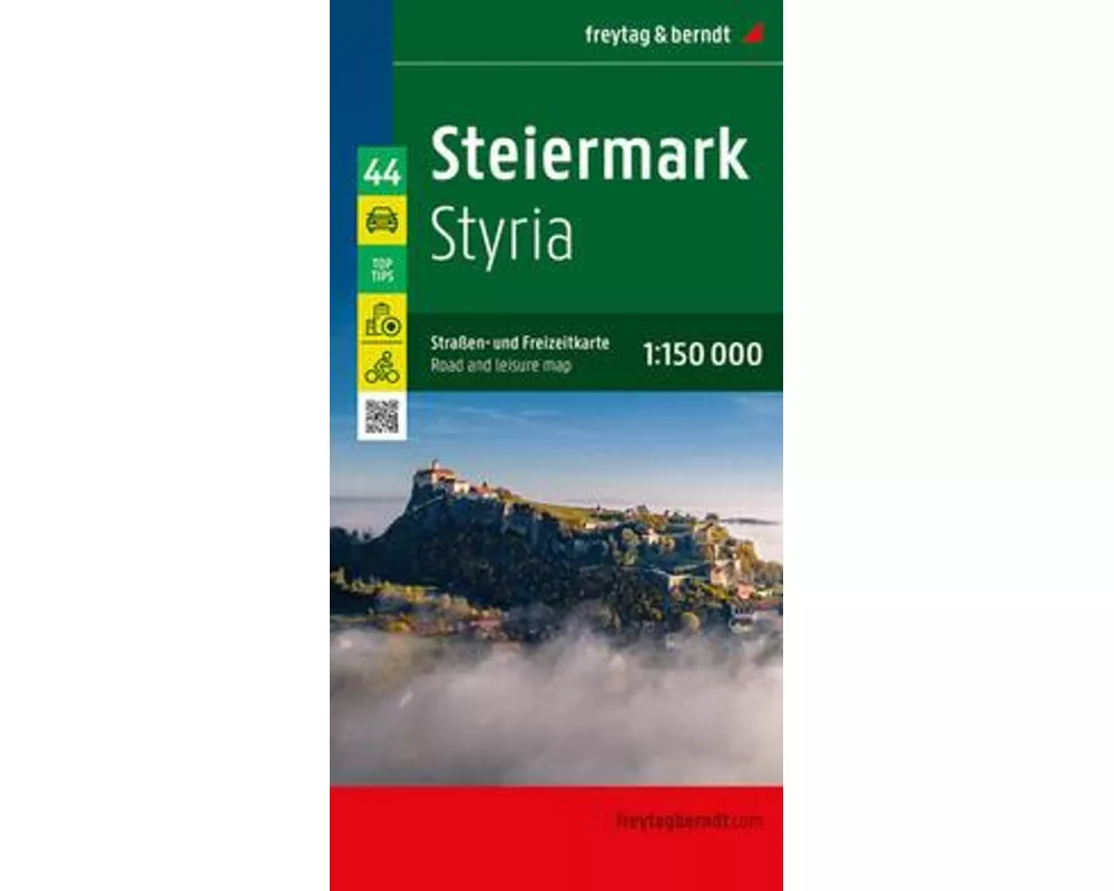 Steiermark, Straßen- und Freizeitkarte 1:150.000, freytag & berndt