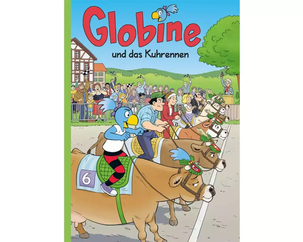 Globi Verlag Bilderbuch Globine und das Kuhrennen