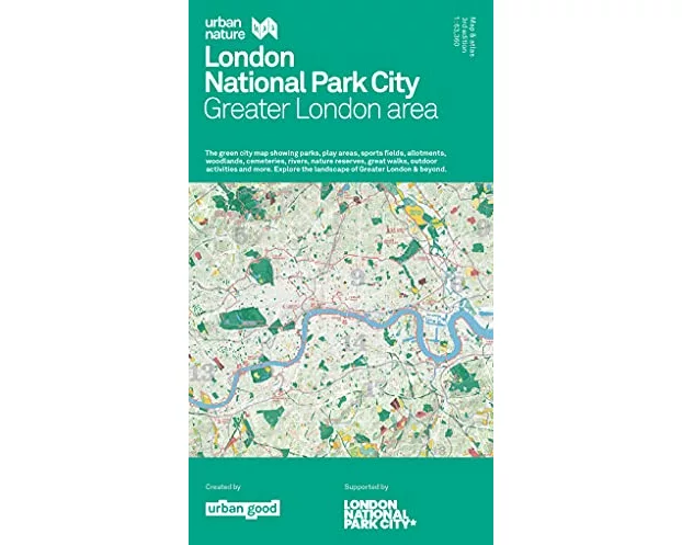 London National Park City: Greater London Area Urban Nature Map