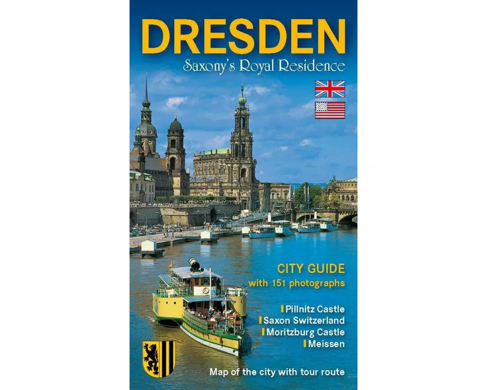 Stadtführer Dresden - die Sächsische Residenz - englische Ausgabe