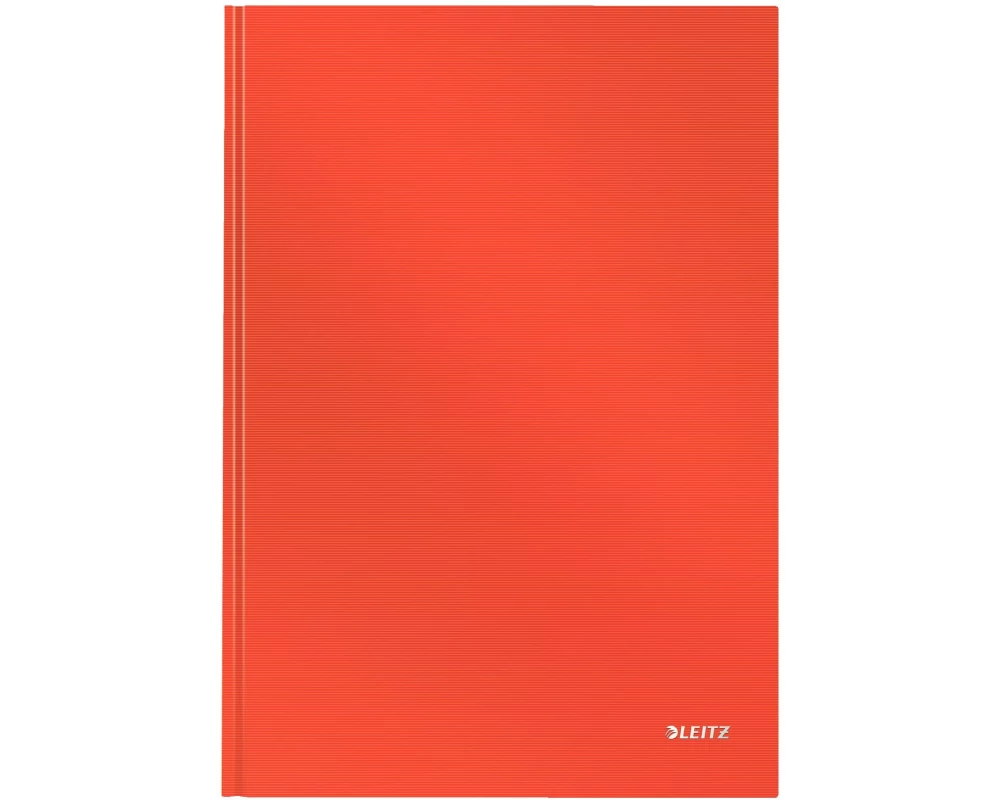Leitz Notizbuch Solid A4, Kariert, Hellrot