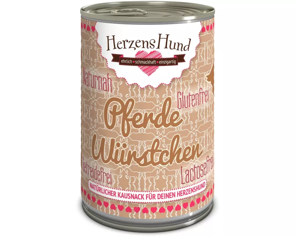 HerzensHund Leckerli Pferde-Würstchen, 180g