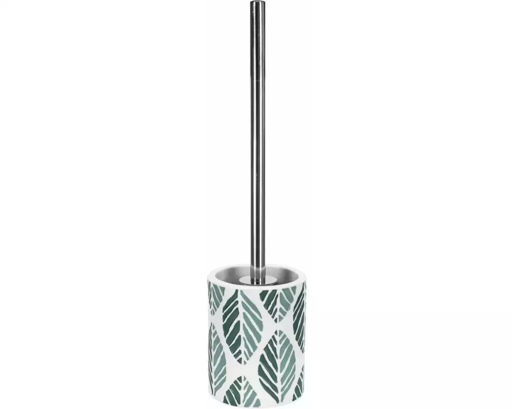 Kleine Wolke Toilettenbürste Leaf Grün/Weiss, Steinzeug