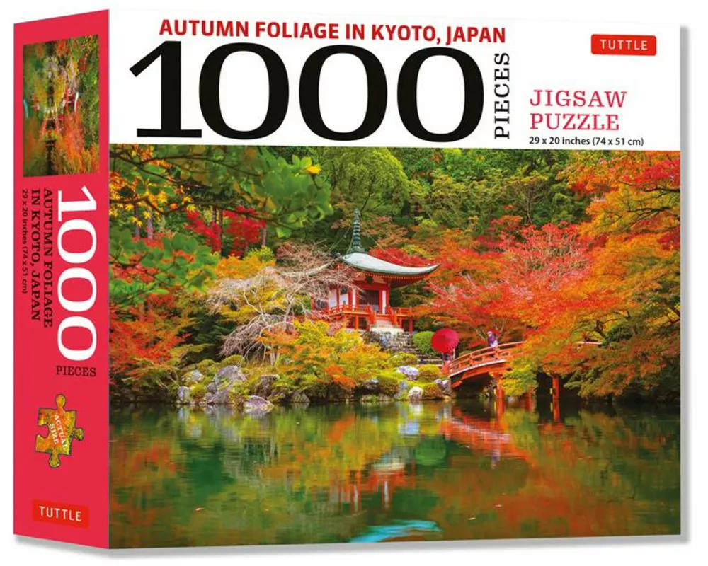 Autumn Foliage in Kyoto, Japan - 1000 Piece Jigsaw Puzzle