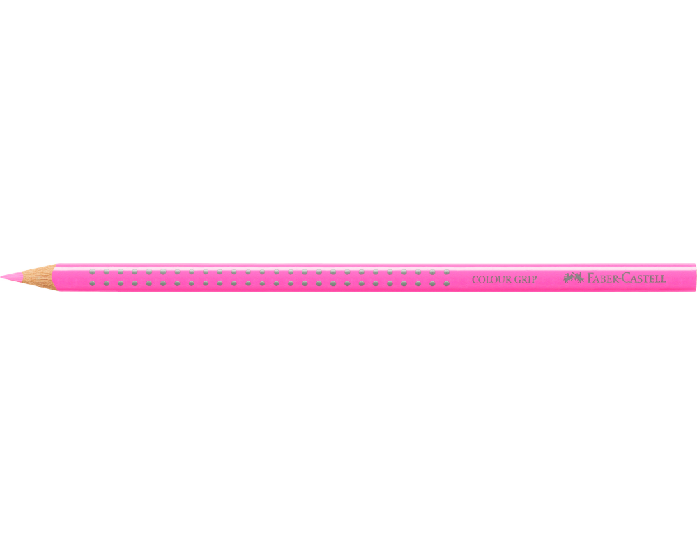 FABER-CASTELL Farbstift Colour Grip 112414 neon pink