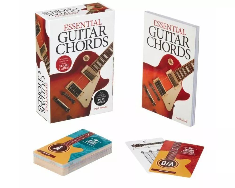 Essential Guitar Chords Book & Card Deck