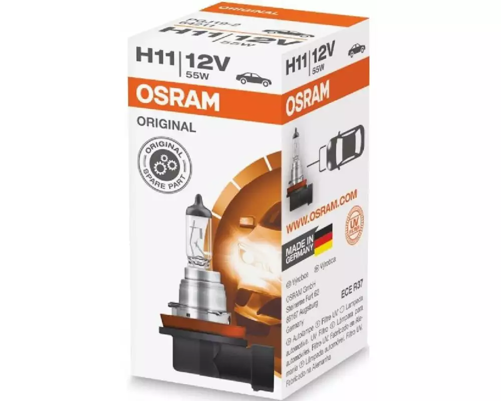 OSRAM Glühlampe H11 12V 55W PGJ19-2 PKW