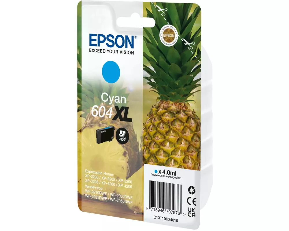 Epson Tinte Nr. 604XL / C13T10H24010 Cyan