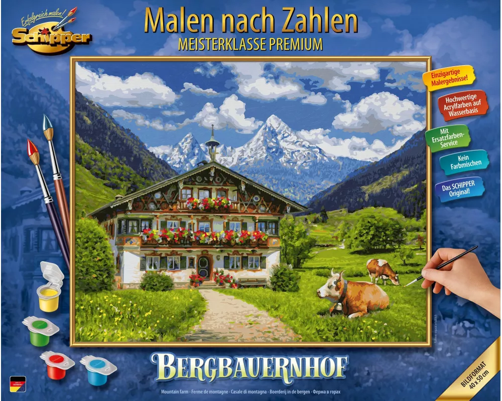 Schipper Malen nach Zahlen - Bergbauernhof