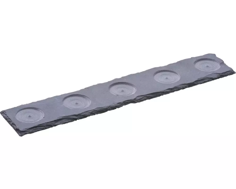 balthasar Kerzenhalter für 5 Teelichter 7 cm x 36 cm, Schwarz