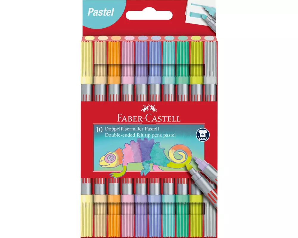 Faber-Castell Filzstift Pastell 10 Stück