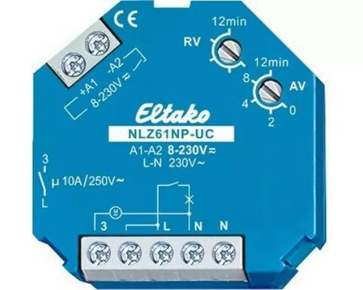 Eltako NLZ61NP-UC Unterputz 1 Schliesser 10 A 250 V AC