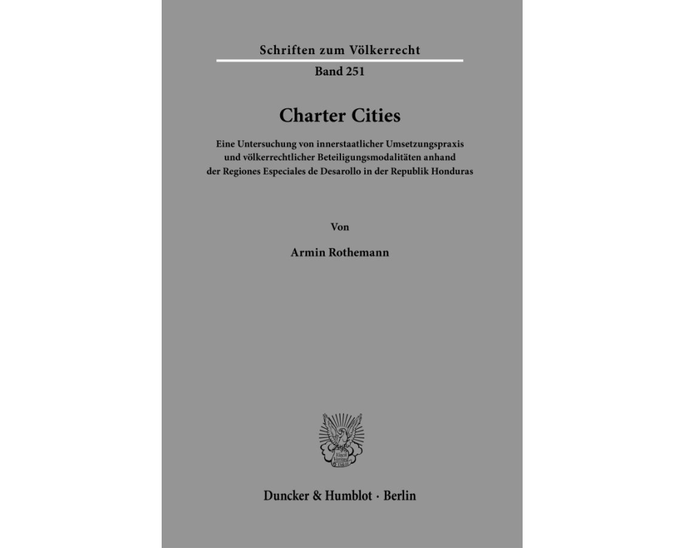 Charter Cities.
