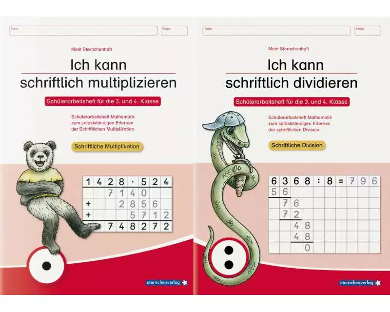 Ich kann schriftlich multiplizieren und dividieren - 2 Arbeitshefte im Set