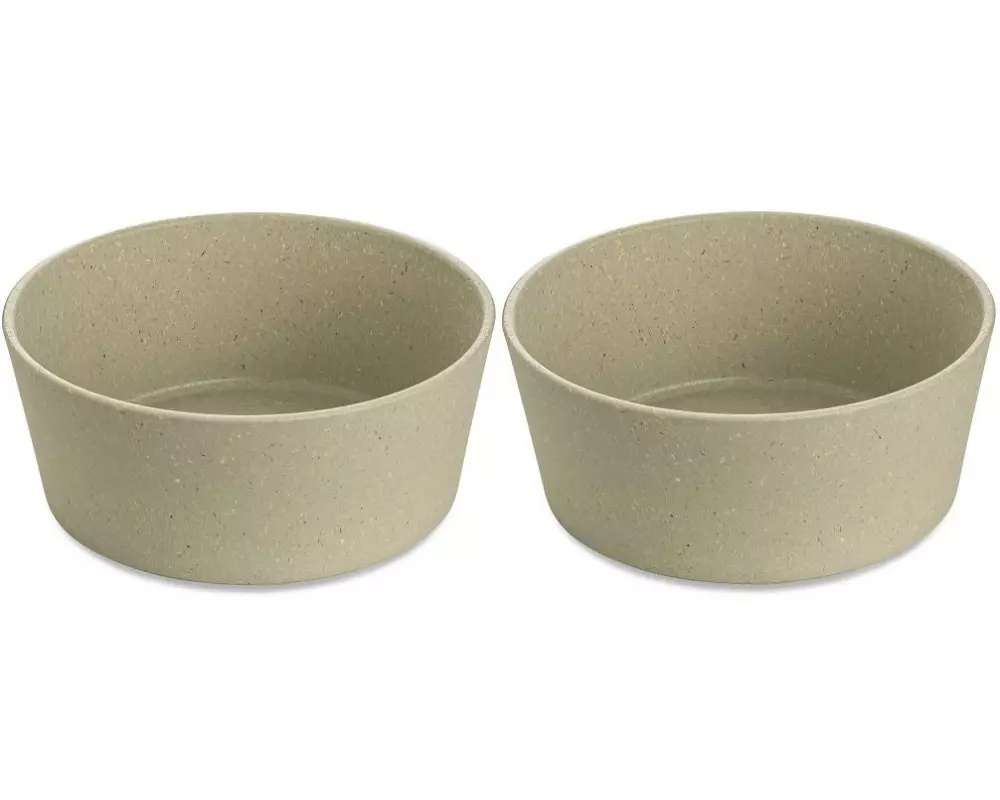 Koziol Schale Connect 12.3 cm, 2 Stück, Sand/Gelb