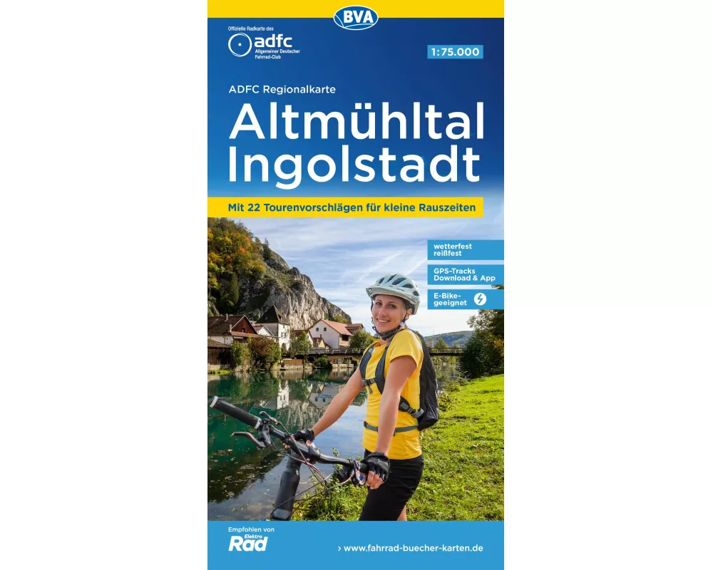 BVA ADFC Regionalkarte Altmühltal Ingolstadt 1:75.000