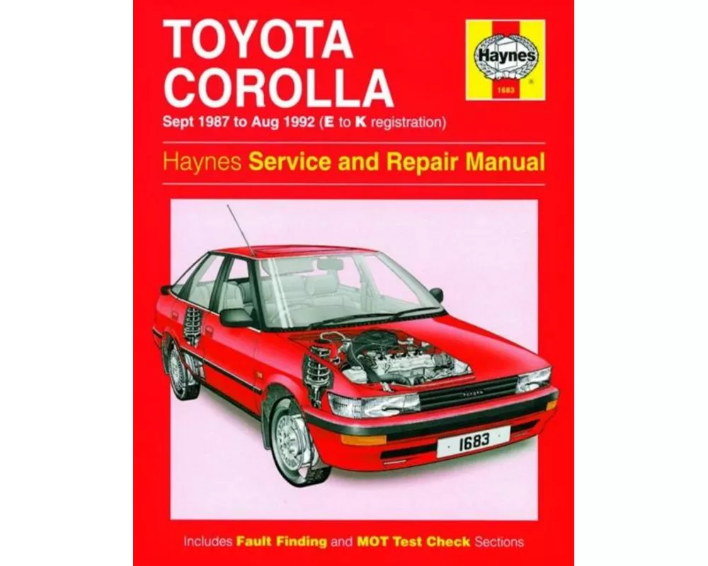 Toyota Corolla Service And Repair Manual
