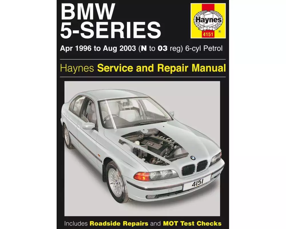 BMW 5-Series 6-cyl Petrol (April 96 - Aug 03) Haynes Repair Manual