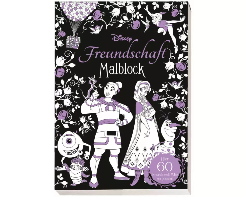 Disney Freundschaft: Malblock: über 60 herzerwärmende Motive zum Ausmalen!