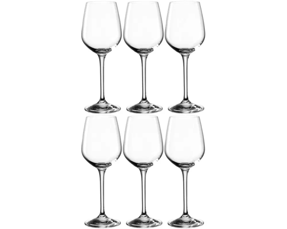 Montana Weissweinglas Vivid 380 ml, 6 Stück, Transparent