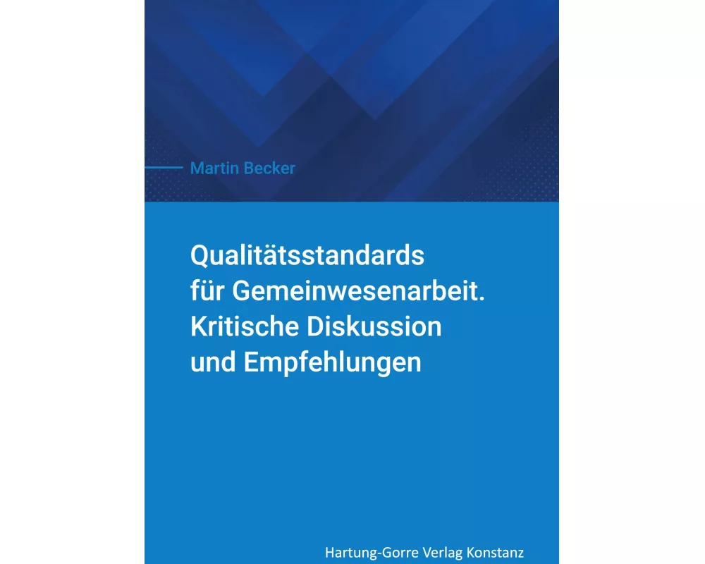 Qualitätsstandards für Gemeinwesenarbeit