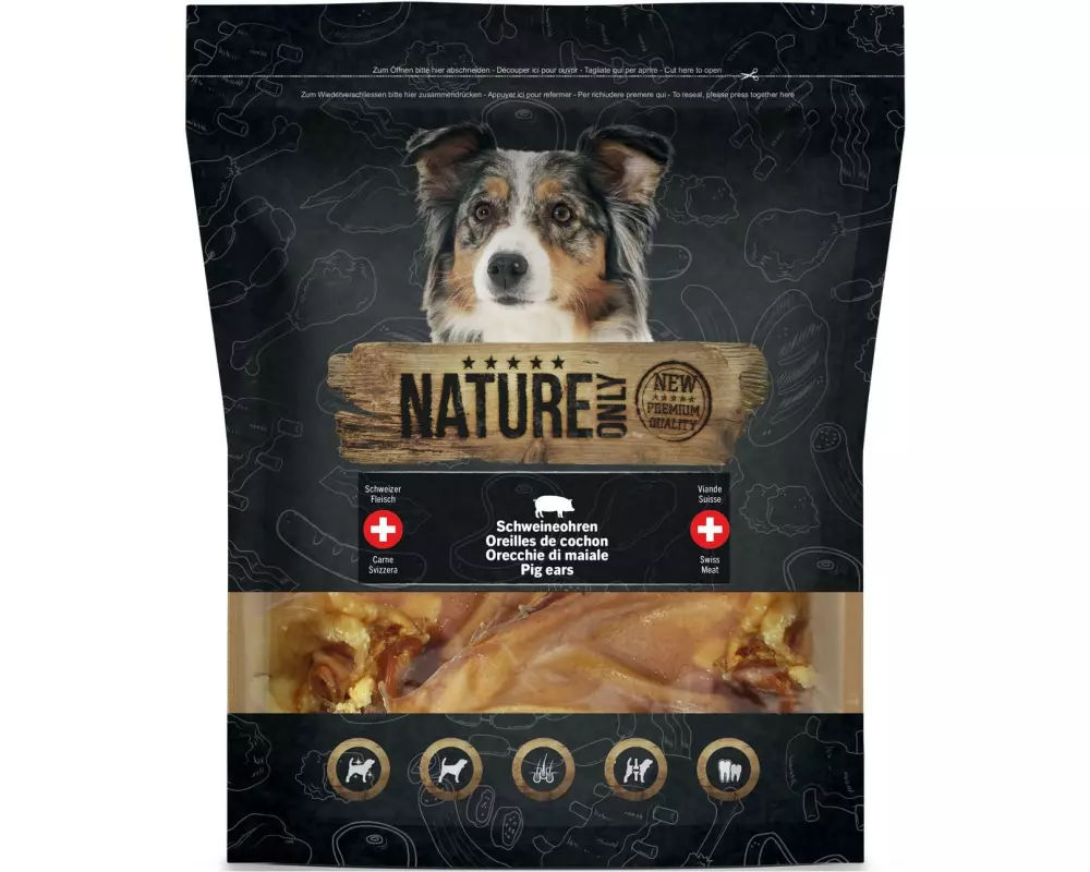 NATUREonly Kausnack Schweinsohren, 230 g