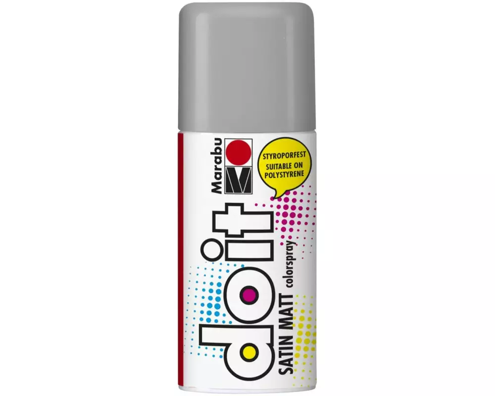Marabu Sprühfarbe do it Satin 150 ml, Grau