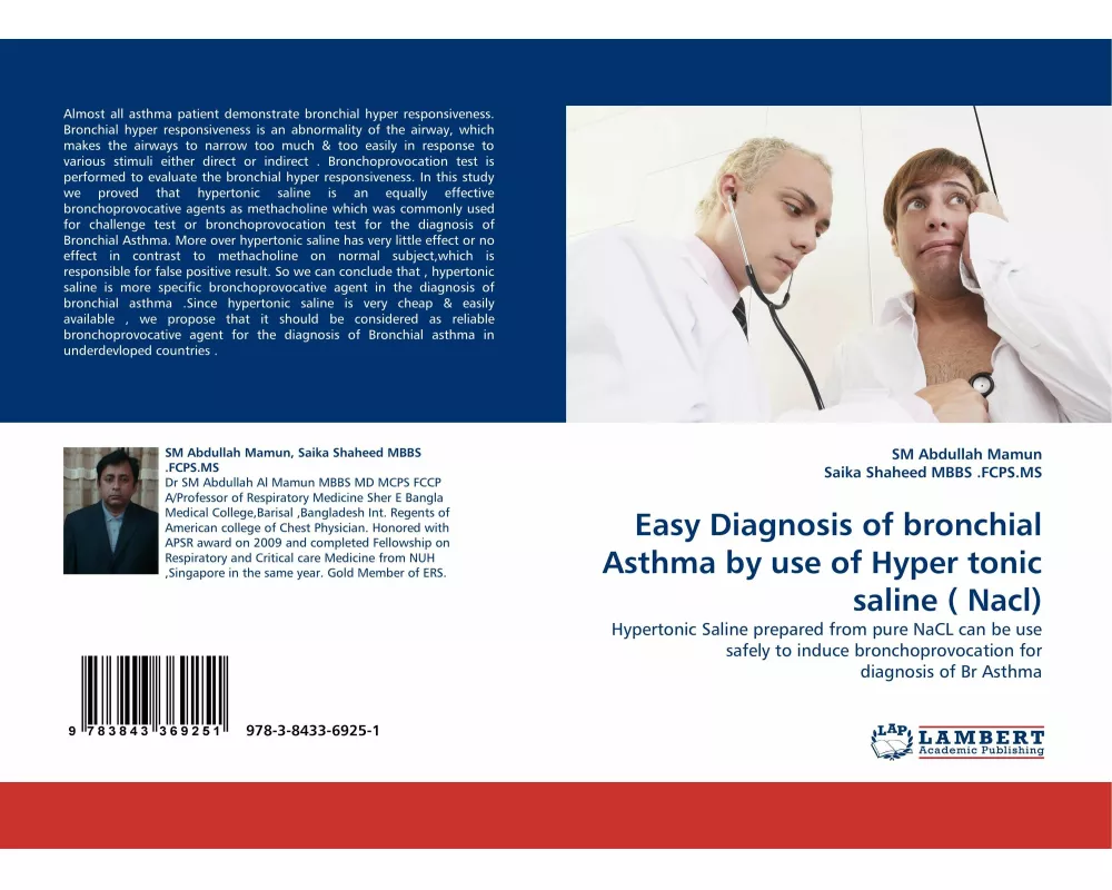 Easy Diagnosis of bronchial Asthma by use of Hyper tonic saline ( Nacl)