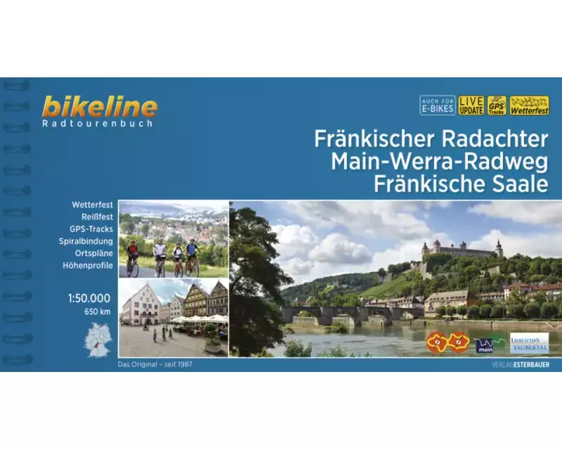 Fränkischer Radachter • Main-Werra-Radweg • Fränkische Saale