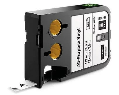 DYMO Beschriftungsband XTL Schwarz auf Weiss