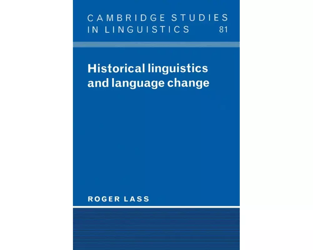 Historical Linguistics and Language Change