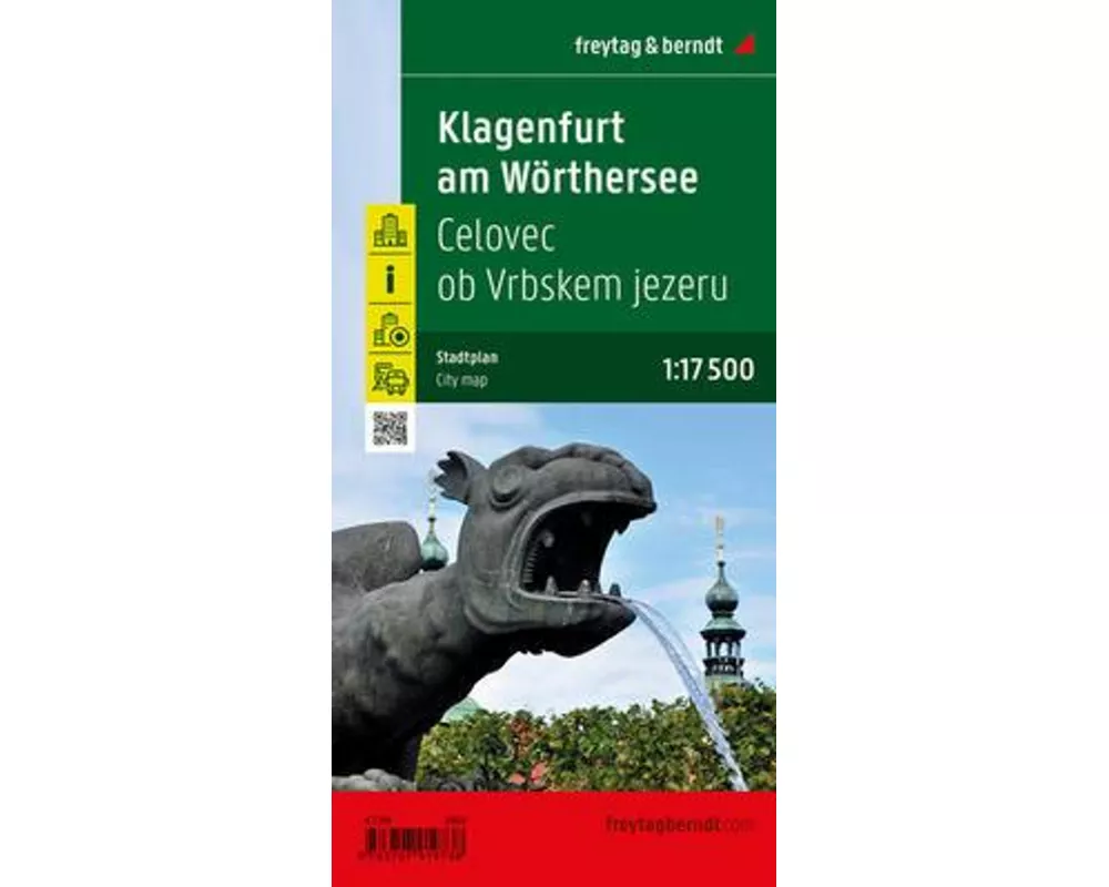 freytag & berndt Stadtplan Klagenfurt am Wörthersee 1:17.500