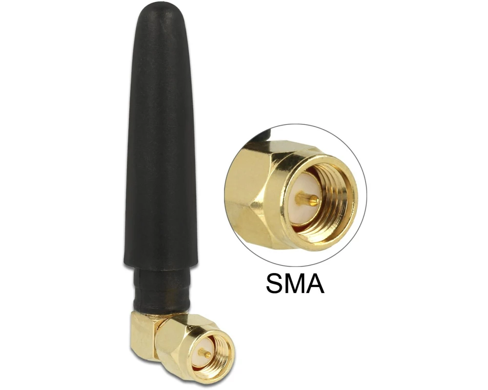 Delock WLAN 802.11 b/g/n Antenne SMA St SMA 2 dBi Rundstrahl