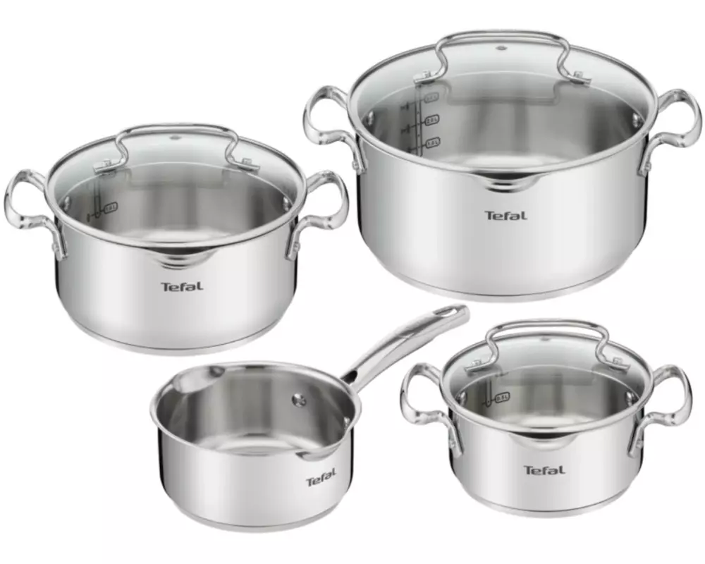 Tefal Duetto+ Topfset 7-teilig 16 cm/20 cm/24 cm